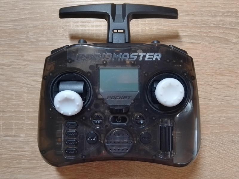 READY, STEADY, GO! Game joysticks for radio control RADIOMASTER POCKET.