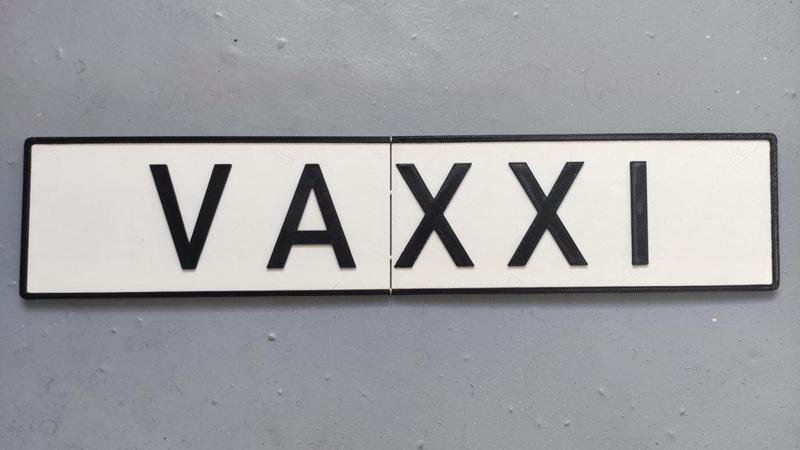 Parametric license plate generator