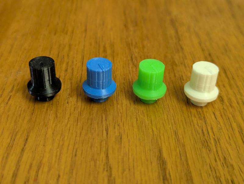 Speaker adjustment knob