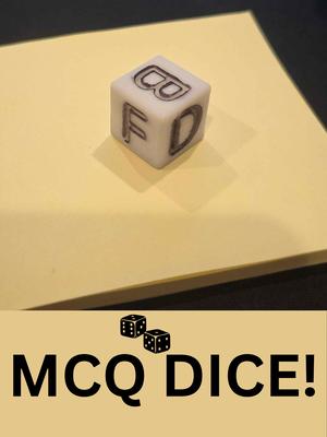 Multiple Choice Question Dice