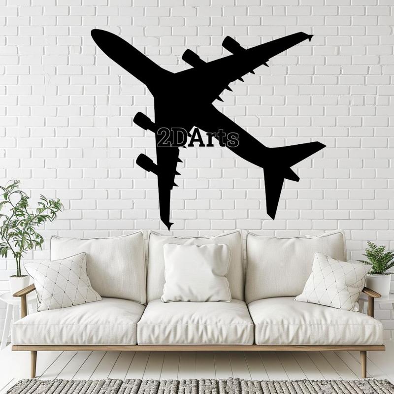Boeing 2D Wall Art/Window Art - Digital STL & SVG Files for 3D Printing and Laser Cutting