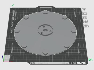Extended Plate for Parkside PMRA 20-Li B2 Robot