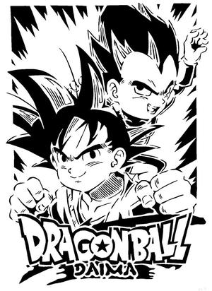 Dragonball Daima stencil