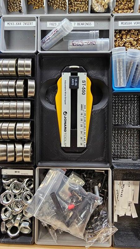 JONARD ST-550 ST-500 ST-450 ST-500ESD Gridfinity Container