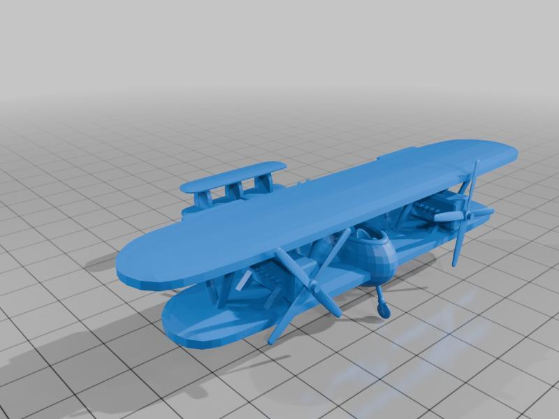 Biplane Bomber