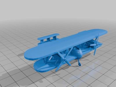 Biplane Bomber