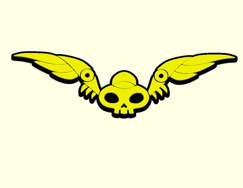 Murder drones Model N cap badge