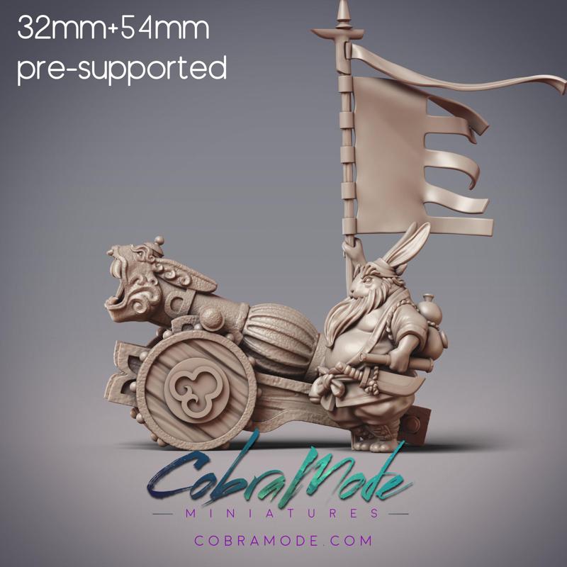 Rabbit Folk Cannoneer - Falling Star, Guanghan Artillery Master (Pre-supported)