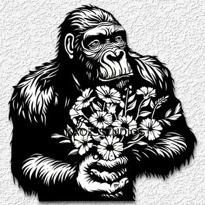 Funny Bigfoot Mothers Day Sasquatch Flowers decoration
