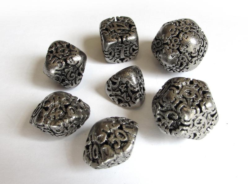 Art Nouveau Dice Set with Decader