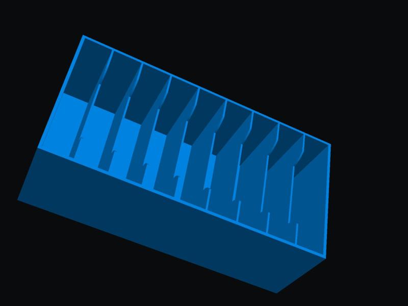9 Slot Playing card organizer holder
