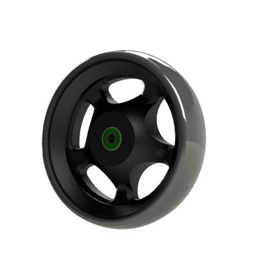 Shopping cart wheels