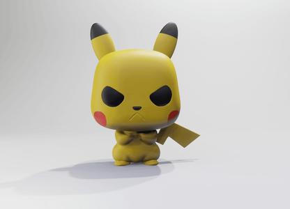 Mesh Mayhem's Free Grumpy Pikachu