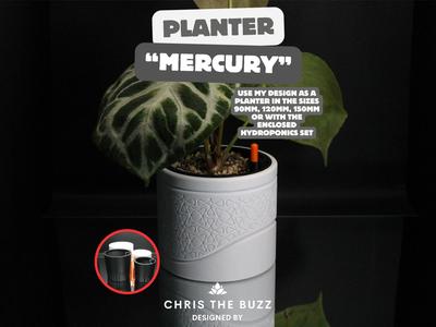 "Mercury" Planter – Flowing Form