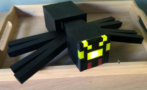 Minecraft Spider with LED lights