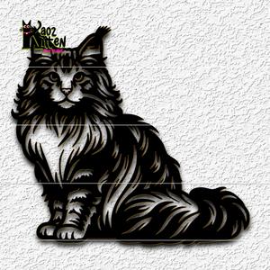 MAINE COON KITTY wall art cat decor