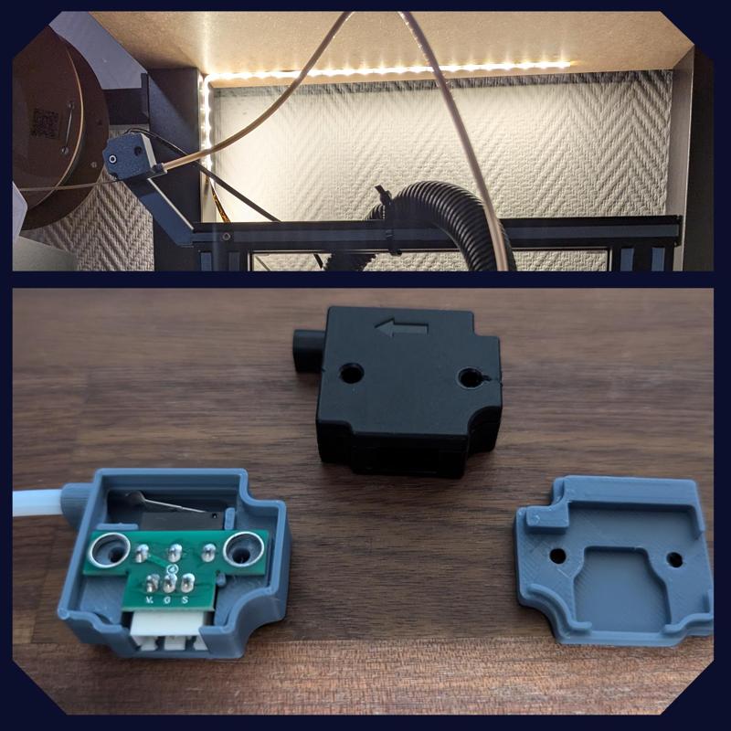 Runout sensor, housing