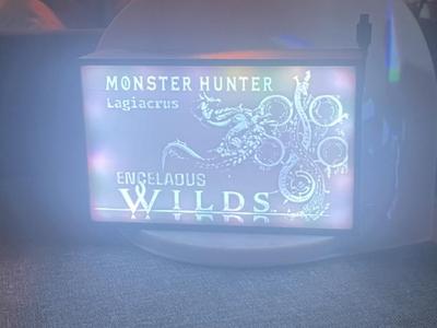 Monster Hunter Wilds Litophane with LEDStrip
