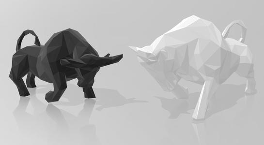 BULL LOW POLY