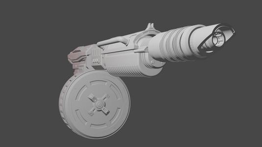 E-550 Repeating Blaster Custom 3D Print File (STL)