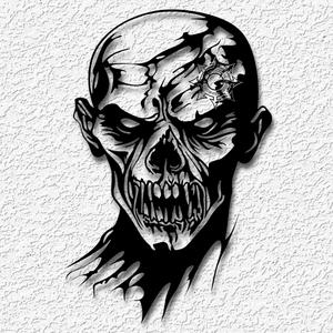 undead zombie wall art creepy halloween decor