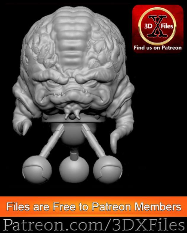 Krang - 1987 - Life Size - TMNT - Teenage Mutant Ninja Turtles - Statue