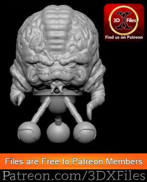 Krang - 1987 - Life Size - TMNT - Teenage Mutant Ninja Turtles - Statue