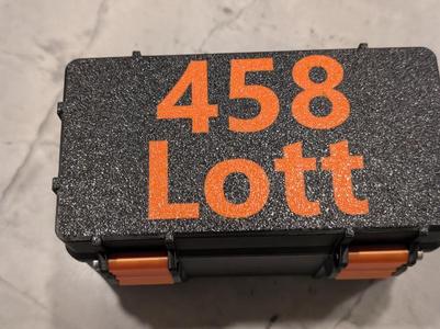458 Lott 50rnd Ammo Box