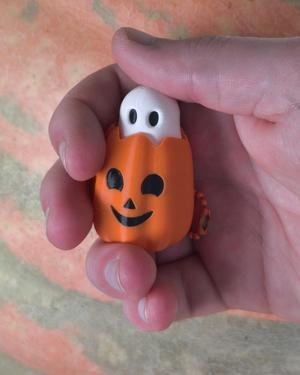 Ghost Popping Out of a Pumpkin and Cauldron - Fidget Clicker