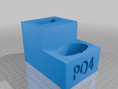 Holder for hanna phosphate checker 