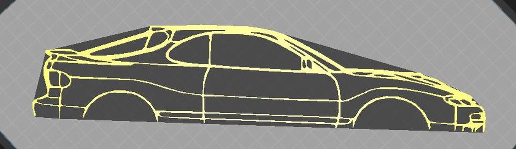 toyota celica wall art
