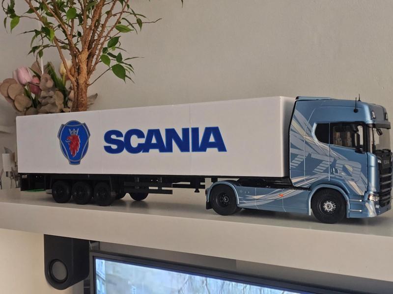 1:24 Trailer for Trucks - Scania / simply white
