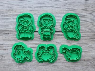 Little Mermaid Ariel Cookie Cutter Pack 6 piece