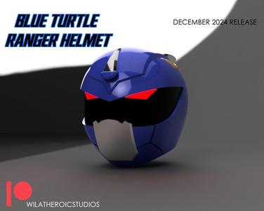 Blue Turtle Ranger Helmet