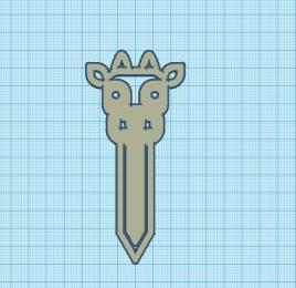 Cow Bookmark