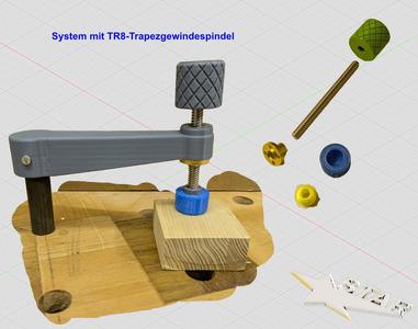 Steckzwinge / plug clamp Ø20 mm