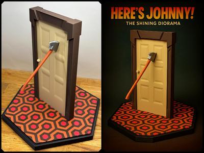 HERE´S JOHNNY! - THE SHINING – DIORAMA FROM HELL