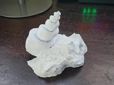 Turritella Fossil – High-Resolution 3D Scan