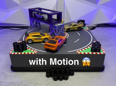Drift Diorama 1/64 scale (use with TT Motor)