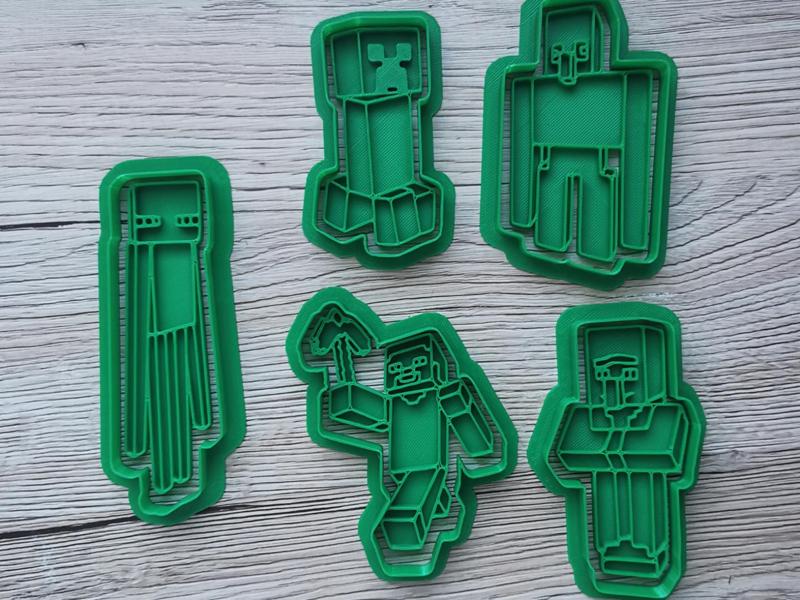 Minecraft Gamer Cookie Cutter Pack Creeper 