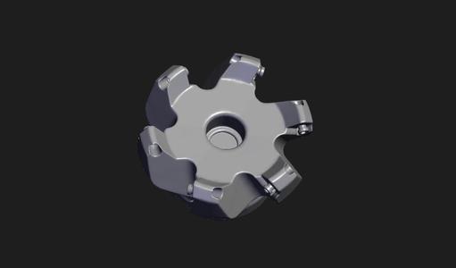 Cutter plate-3D Scanned by Revopoint MetroX 3D Scanner