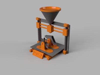 3D printer sand and water toy