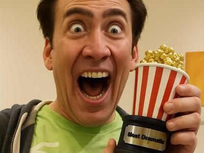 Customizable Popcorn Bucket Trophy (No AMS)