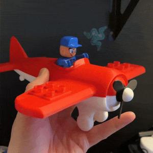 Toy Airplane for Kids Duplo