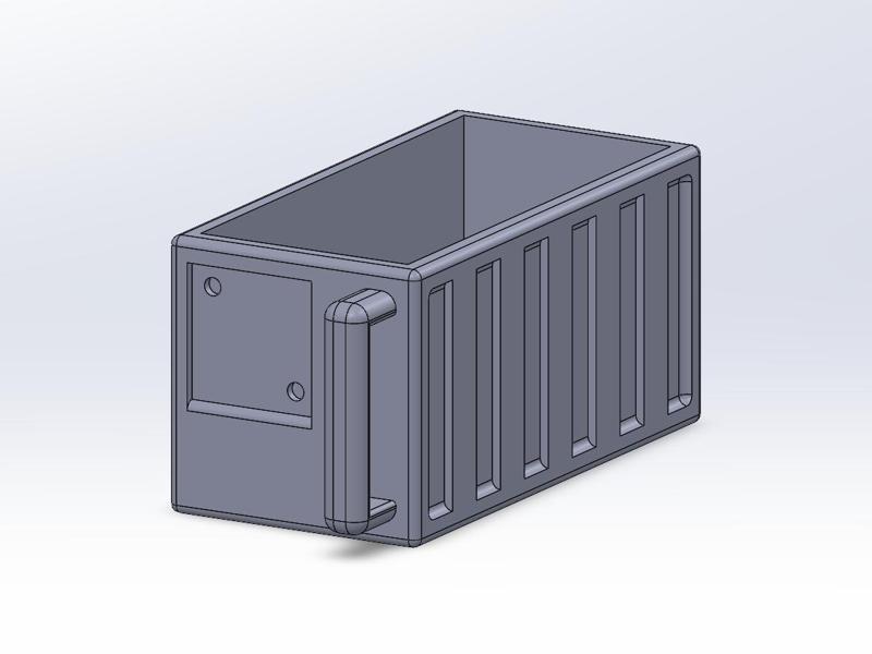 Organizer industrial container