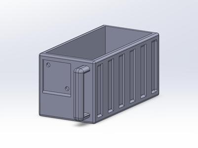 Organizer industrial container
