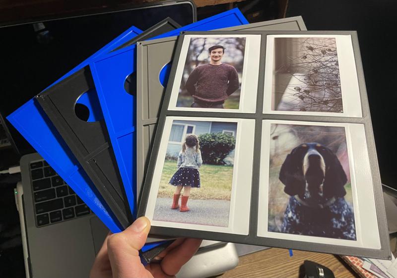 Instax Wide Scanning Frames- Get Even Borders and Prevent Newton Rings