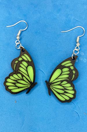 BUTTERFLY EARRINGS / PENDIENTES MARIPOSA