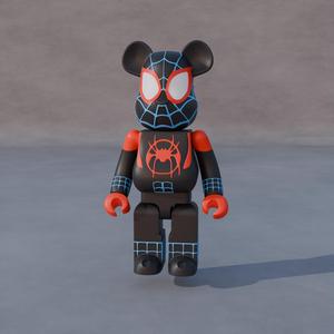Bearbrick - Into the Spider-Verse Miles Morales 
