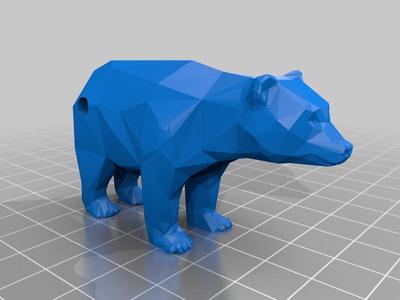 Poly bear - keyring
